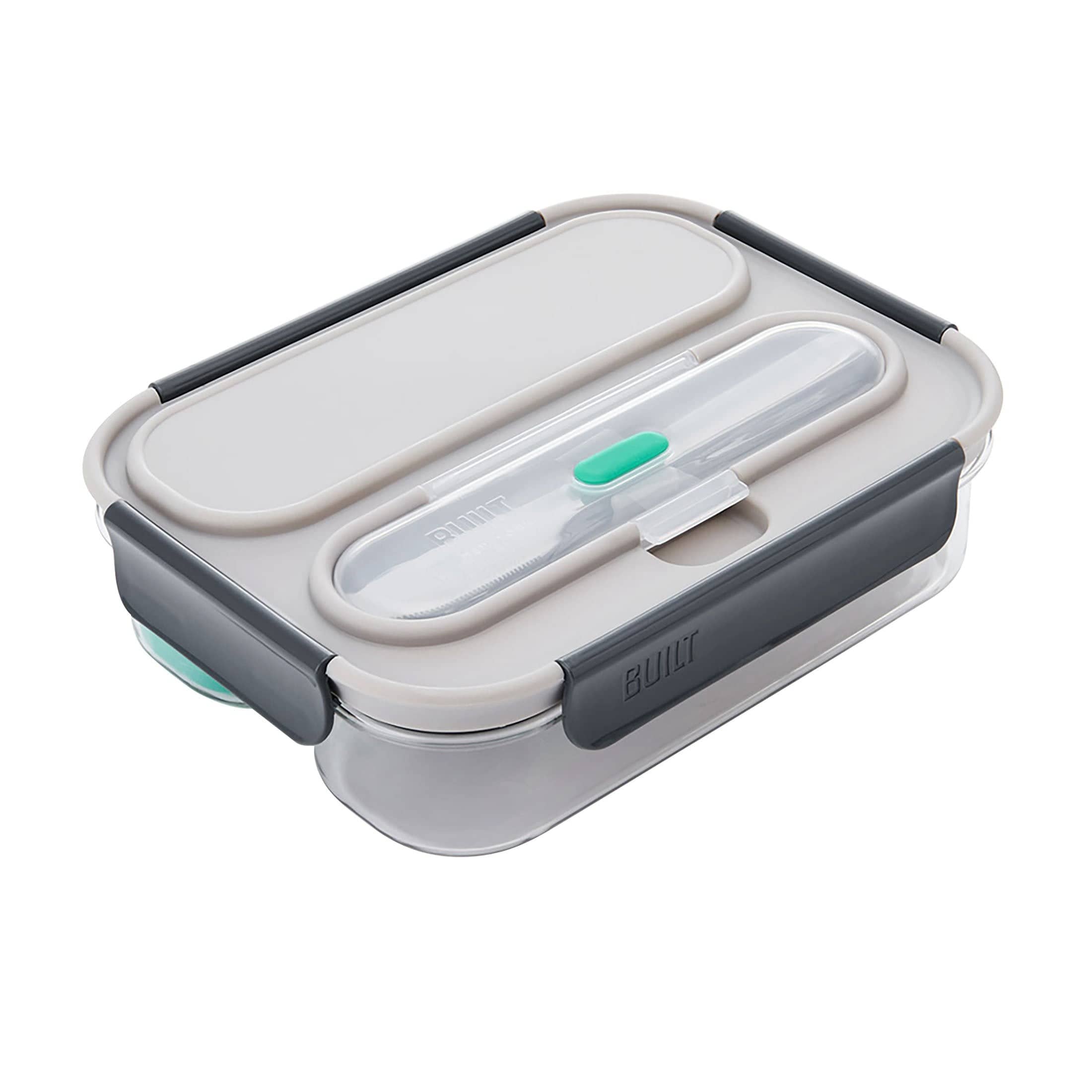 BUILT Bags One Size / Concrete Grey BUILT - 2 Compartment Bento Lunch Box w/Ice Pack