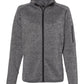 Burnside Outerwear S / Heather Charcoal Burnside - Women's Sweater Knit Jacket