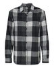 Burnside Woven Shirts S / Black/Grey Burnside - Women's Boyfriend Flannel