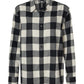 Burnside Woven Shirts S / Ecru/Black Cuffalo Burnside - Women's Boyfriend Flannel