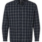 Burnside Woven Shirts S / Navy/White Burnside - Women's Boyfriend Flannel