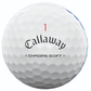 Callaway Accessories Dozen / White Callaway - Custom Chrome Soft Triple Track White Box Dozen