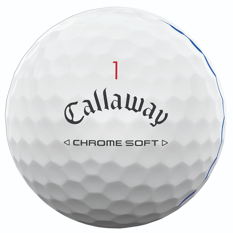Callaway Accessories Dozen / White Callaway - Custom Chrome Soft Triple Track White Box Dozen