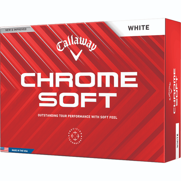 Callaway Accessories Dozen / White Callaway - Custom Chrome Soft White Box Dozen