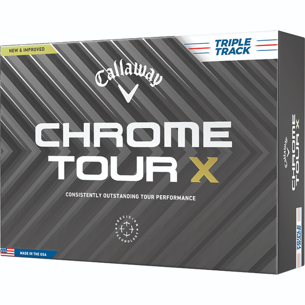 Callaway Accessories Dozen / White Callaway - Custom Chrome Tour X Triple Track White Box Dozen