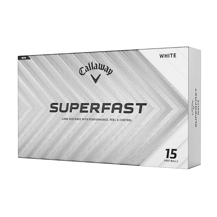 Callaway Golf Balls 15-Ball Box / White Callaway - Custom Superfast White 15-Ball Box
