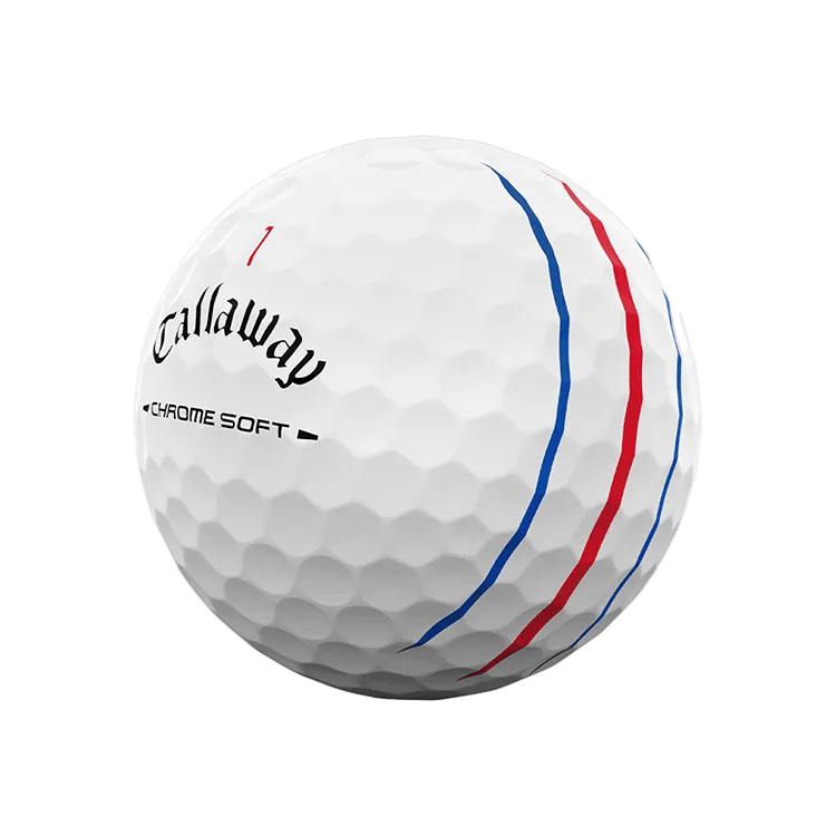 Callaway Golf Balls Dozen / White Callaway - Custom Chrome Soft Triple Track White Box Dozen