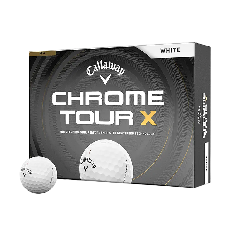 Callaway Golf Balls Dozen / White Callaway - Custom Chrome Tour X White Box Dozen