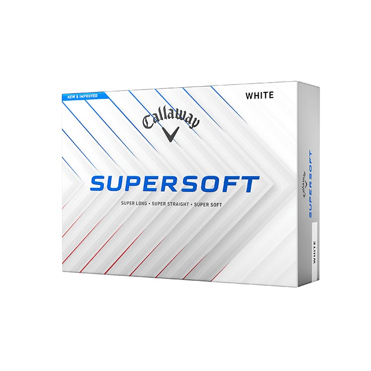 Callaway Golf Balls Dozen / White Callaway - Custom Supersoft White Box Dozen