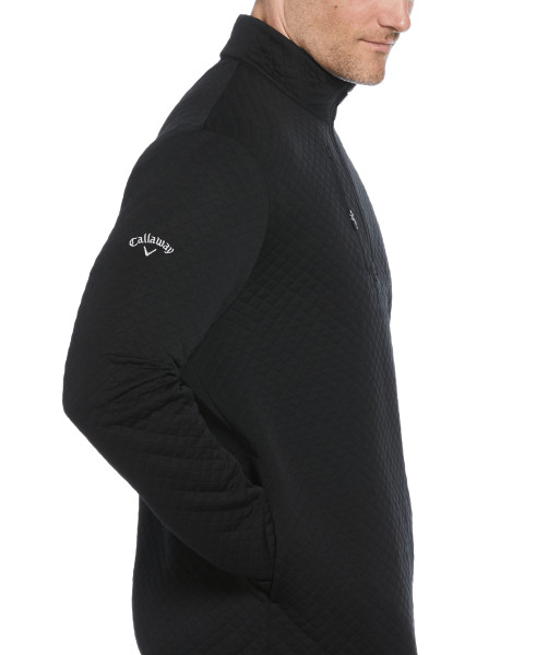 Callaway Layering Callaway - Men's Diamond Quilted Fleece 1/4-Zip
