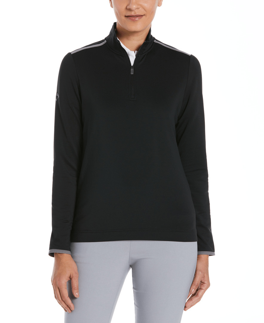 Callaway Layering S / Black Callaway - Women's 1/4-Zip Mock Pullover