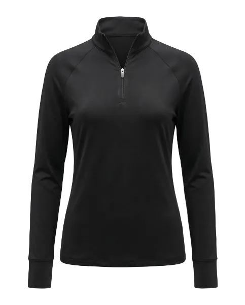 Callaway Layering S / Black Callaway - Women's Baby French Terry 1/4-Zip Pullover