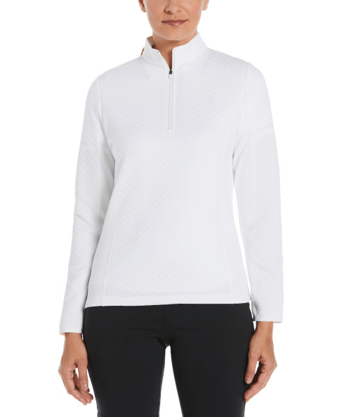 Callaway - Women's Diamond Quilted Fleece 1/4-Zip – Threadfellows