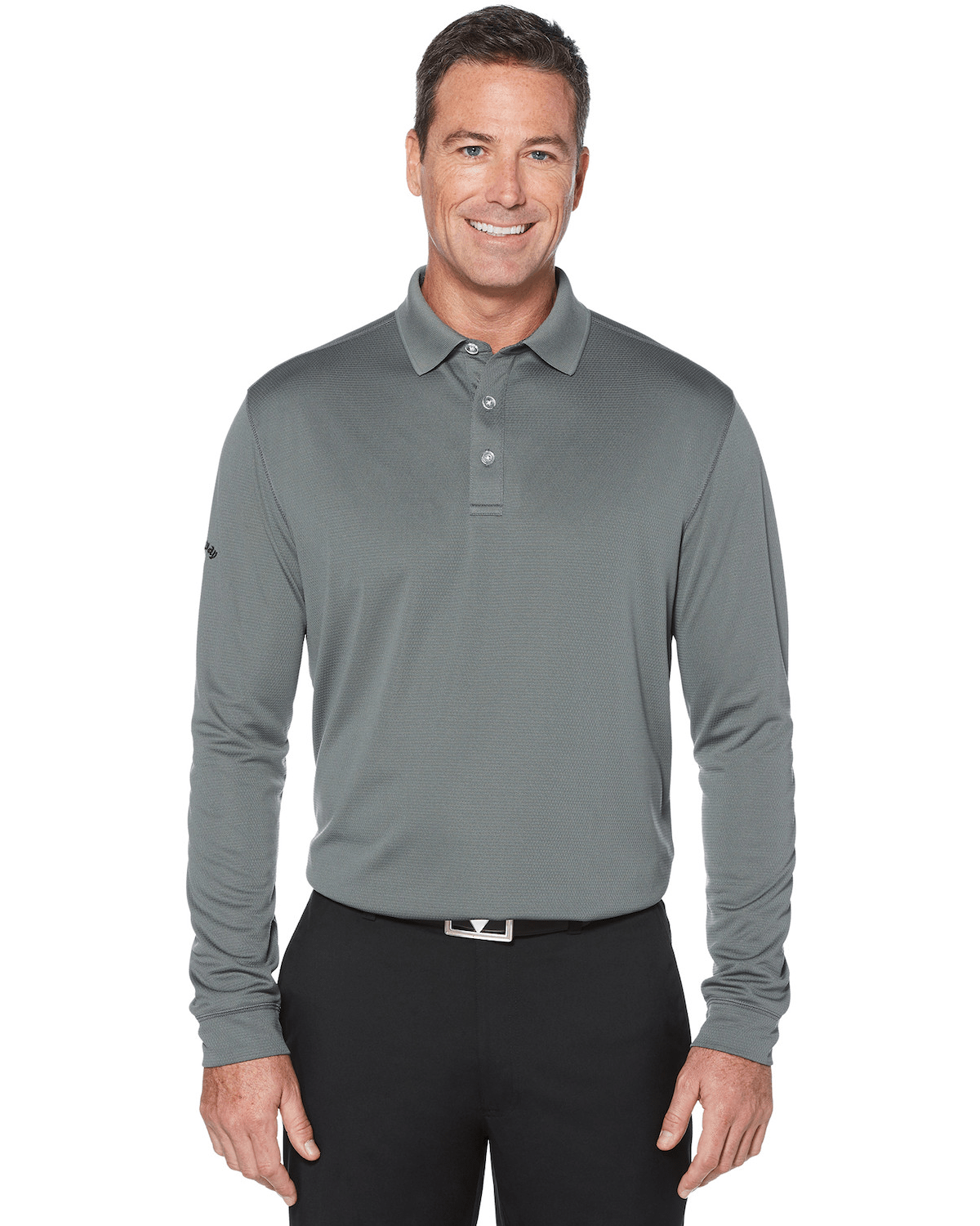 Liquid Stretch Cotton Long-Sleeve Polo Shirt - Bobby Jones