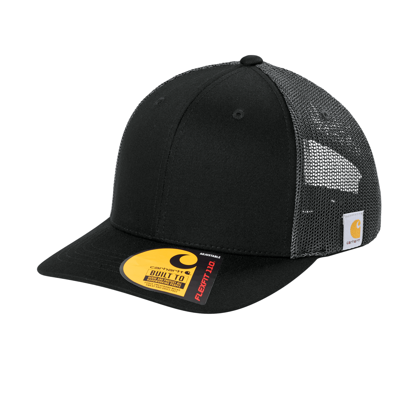 Carhartt Headwear One Size / Black/Asphalt Grey Carhartt - Flexfit 110® Mesh Back Cap