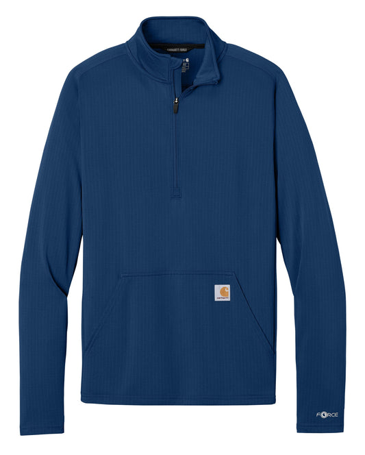 Carhartt Layering S / Dark Cobalt Blue Carhartt - Men's Force® 1/2-Zip Grid Fleece