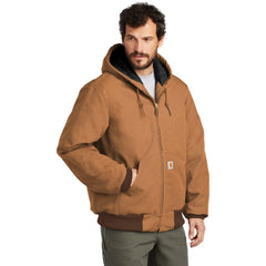 Carhartt Outerwear Carhartt - Men's Quilted-Flannel-Lined Duck Loose Fit Active Jac