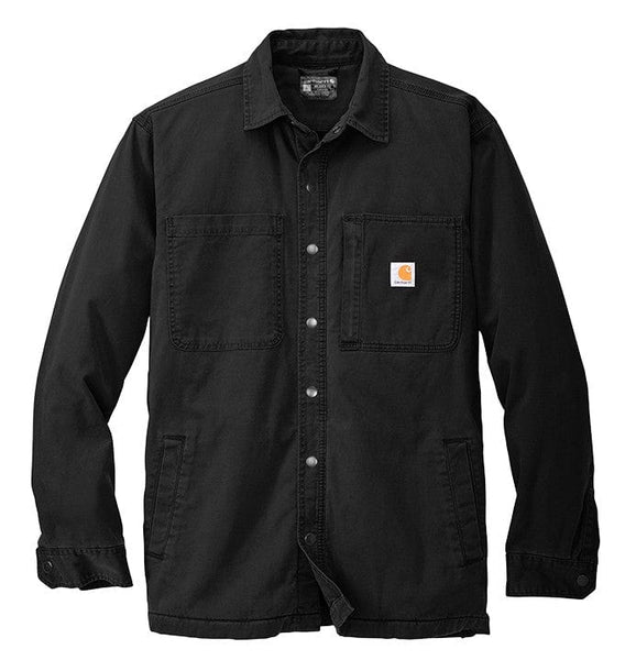 Carhartt Outerwear S / Black Carhartt - Men's Rugged Flex® Fleece-Lined Shirt Jac