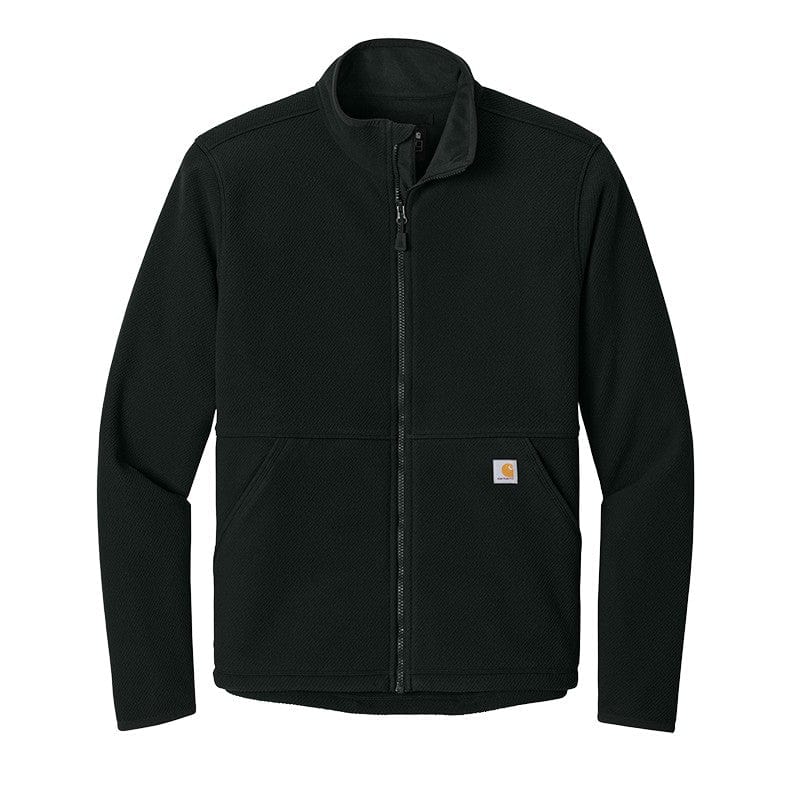 Carhartt Outerwear S / Black Carhartt - Men's Textured Full-Zip Fleece Jacket