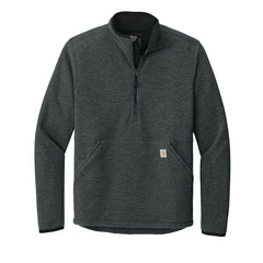 Carhartt Outerwear S / Carbon Heather Carhartt - Men's Textured 1/2-Zip Fleece Jacket