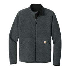 Carhartt Outerwear S / Carbon Heather Carhartt - Men's Textured Full-Zip Fleece Jacket