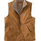 Carhartt Outerwear S / Carhartt Brown Carhartt - Men's Sherpa-Lined Mock Neck Vest