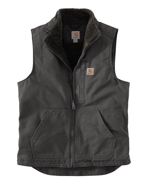Carhartt Outerwear S / Gravel Carhartt - Men's Sherpa-Lined Mock Neck Vest