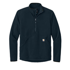 Carhartt Outerwear S / Navy Carhartt - Men's Textured 1/2-Zip Fleece Jacket