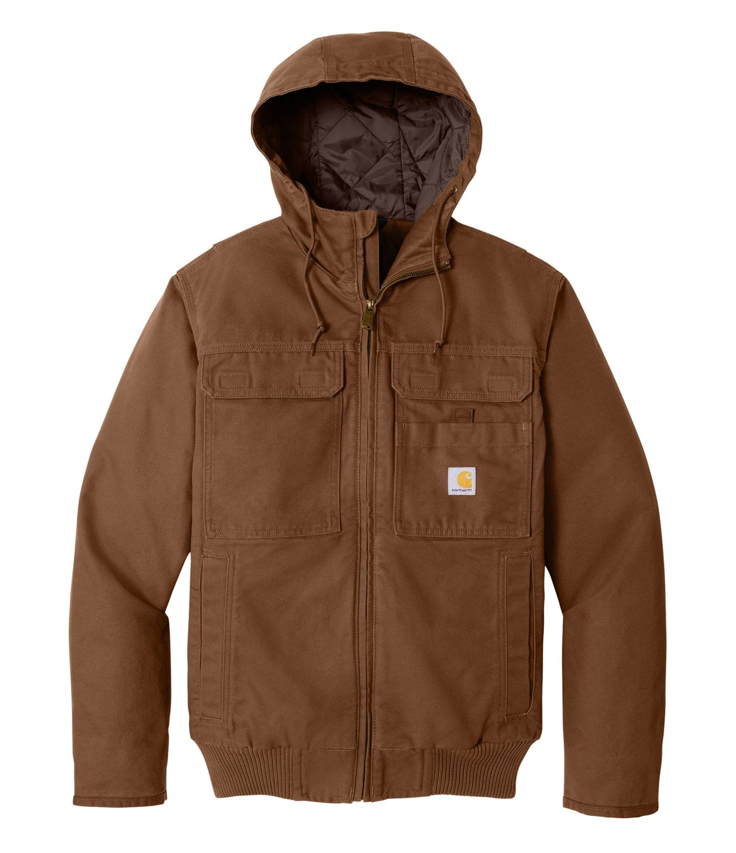 Carhartt Outerwear S / Red Duck Brown Carhartt - Men's Full Swing® Washed Duck Active Jac