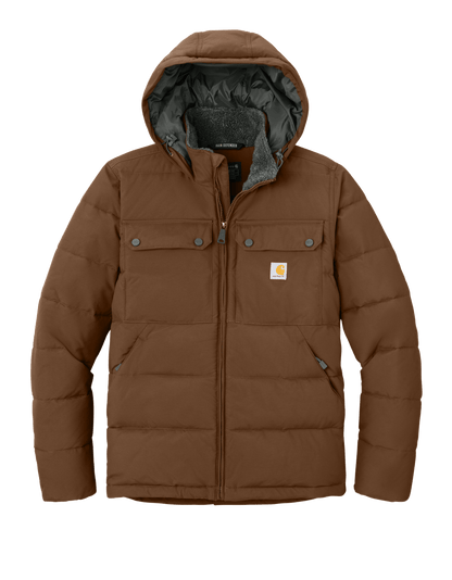 Carhartt Outerwear S / Red Duck Brown Carhartt - Men's Montana Insulated Hooded Jacket