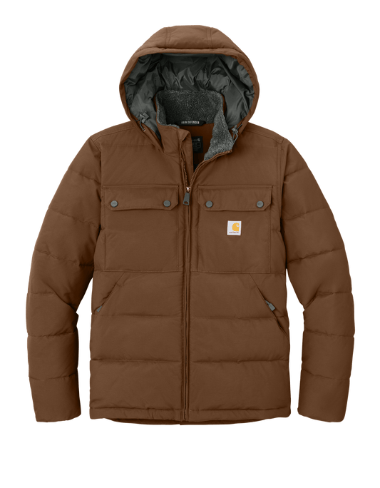 Carhartt Outerwear S / Red Duck Brown Carhartt - Men's Montana Insulated Hooded Jacket