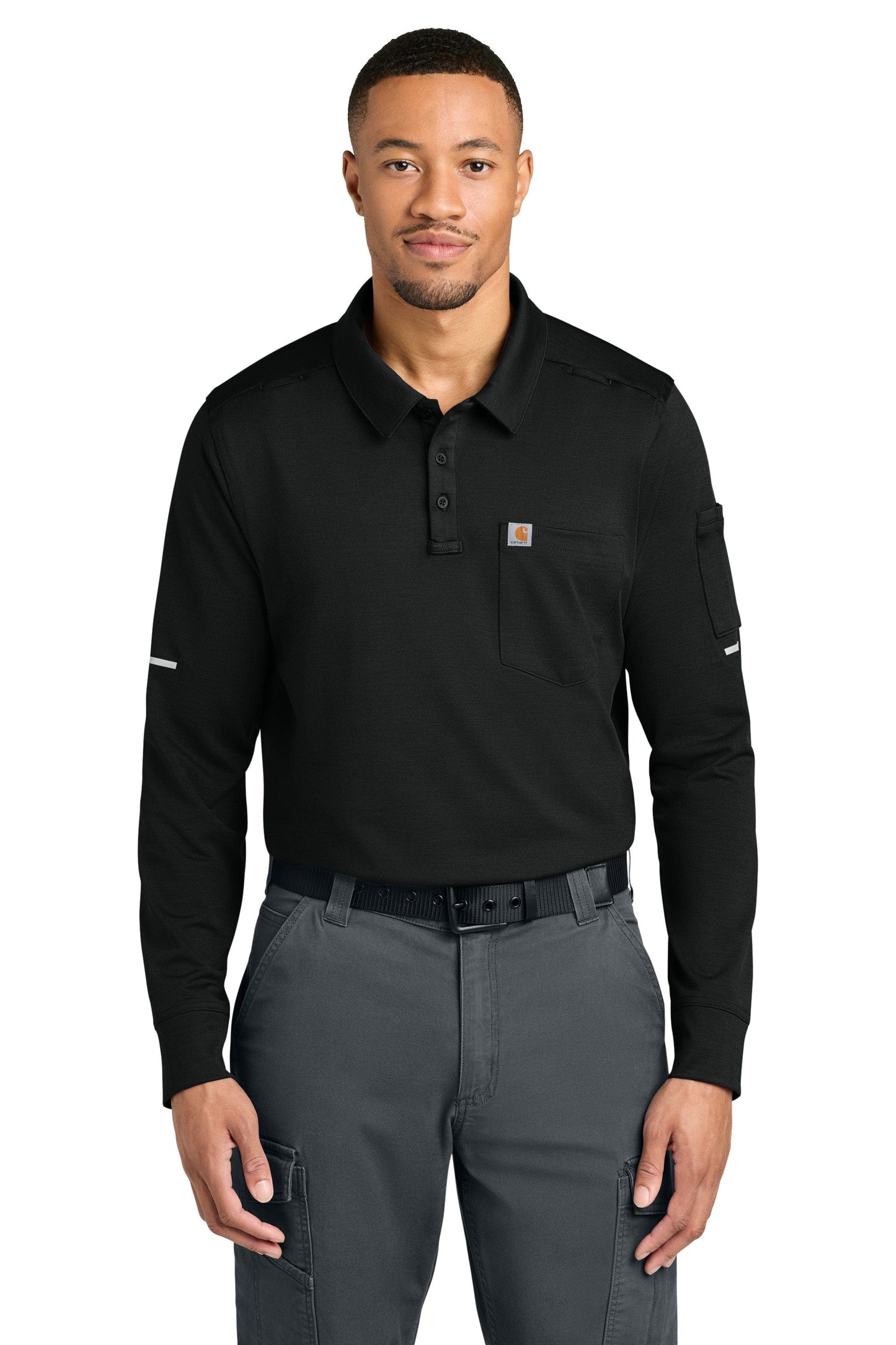Carhartt Polos Carhartt - Men’s FLD & RSCU Long Sleve Polo