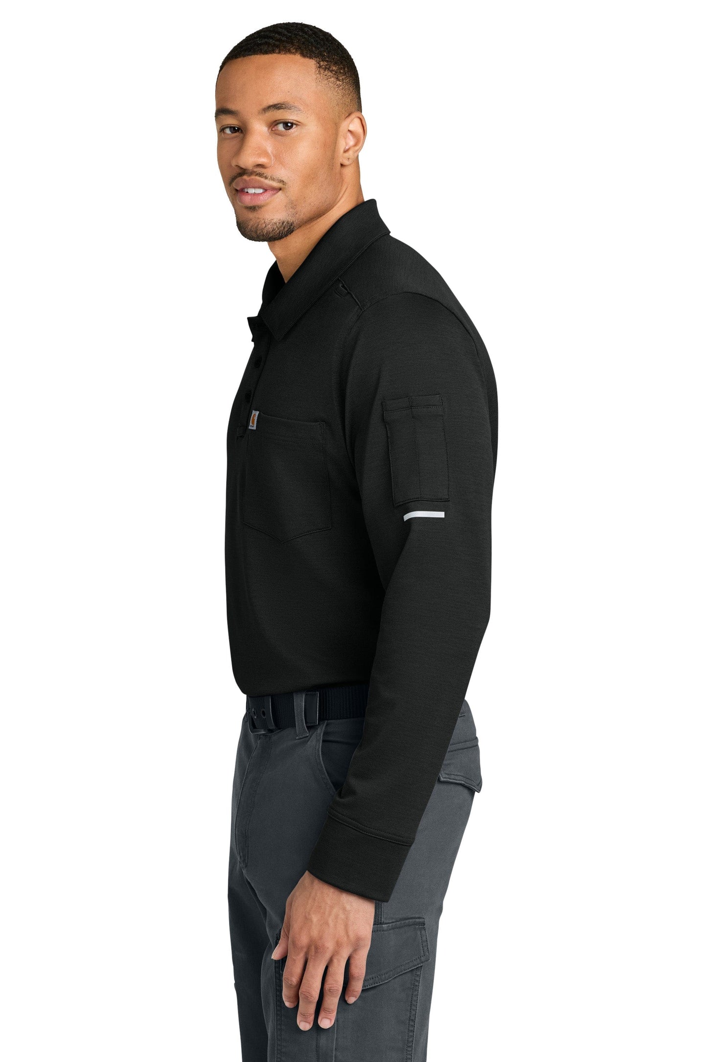 Carhartt Polos Carhartt - Men’s FLD & RSCU Long Sleve Polo