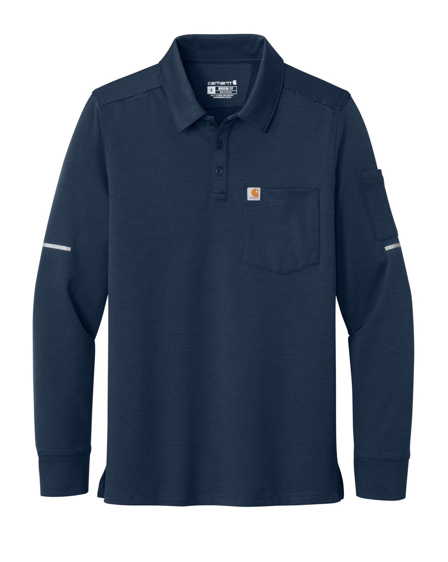 Carhartt Polos S / Dark Navy Carhartt - Men’s FLD & RSCU Long Sleve Polo