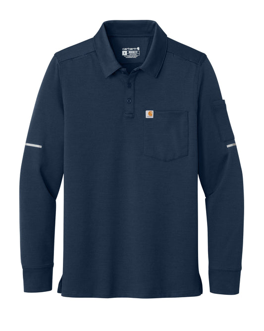 Carhartt Polos S / Dark Navy Carhartt - Men’s FLD & RSCU Long Sleve Polo