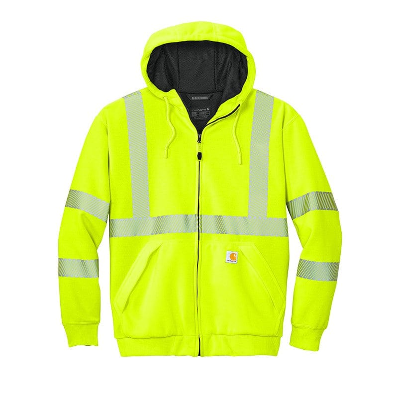 Carhartt Sweatshirts S / Brite Lime Carhartt - ANSI 107 Class 3 Lined Full-Zip Sweatshirt