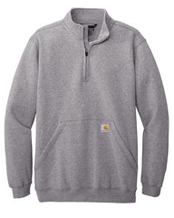 Carhartt Sweatshirts S / Heather Grey Carhartt - Men's 1/4-Zip Mock Neck Sweatshirt
