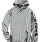 Carhartt Sweatshirts S / Heather Grey Carhartt - Men's Midweight Hooded Logo Sweatshirt
