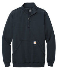 Carhartt Sweatshirts S / New Navy Carhartt - Men's 1/4-Zip Mock Neck Sweatshirt