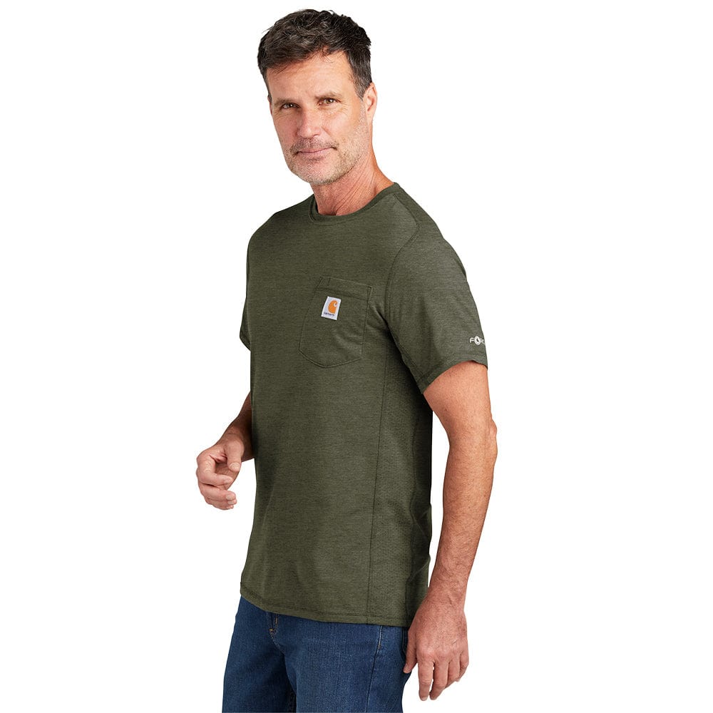 Carhartt Men's Force Short Sleeve Pocket T-Shirt, Black / XL