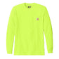 Carhartt T-shirts S / Brite Lime Carhartt - Men's Workwear Pocket Long Sleeve T-Shirt