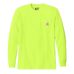 Carhartt T-shirts S / Brite Lime Carhartt - Men's Workwear Pocket Long Sleeve T-Shirt