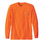 Carhartt T-shirts S / Brite Orange Carhartt - Men's Workwear Pocket Long Sleeve T-Shirt