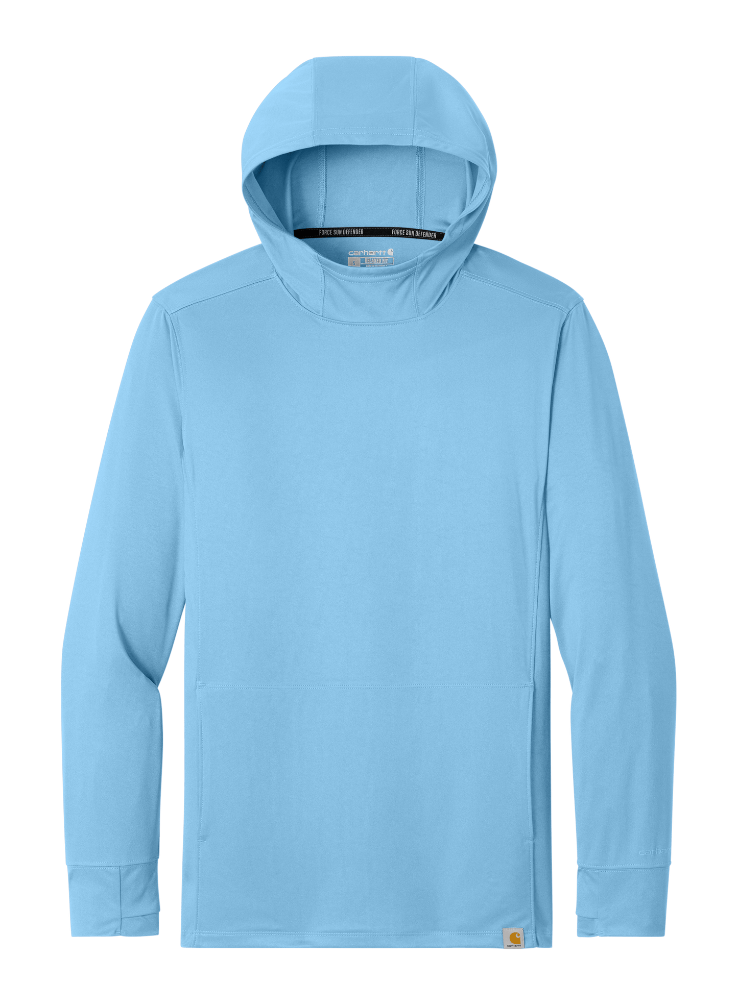Carhartt T-Shirts S / Fresh Water Blue Carhartt - Men's Sun Defender™ Long Sleeve Hooded T-Shirt