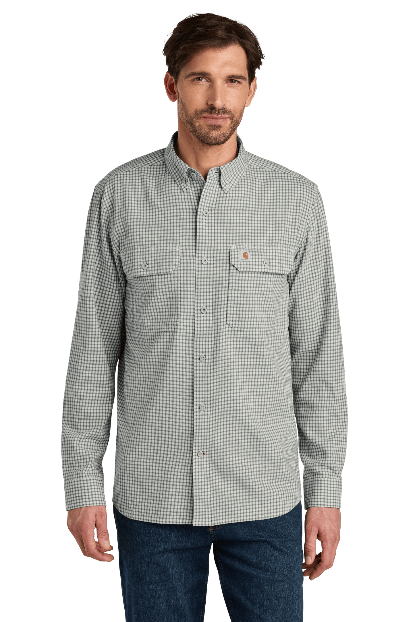 Carhartt Woven Shirts Carhartt - Men's Rugged Flex® Plaid Long Sleeve Shirt