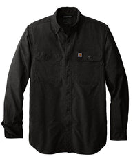 Carhartt Woven Shirts S / Black Carhartt - Men's Solid Long Sleeve Shirt