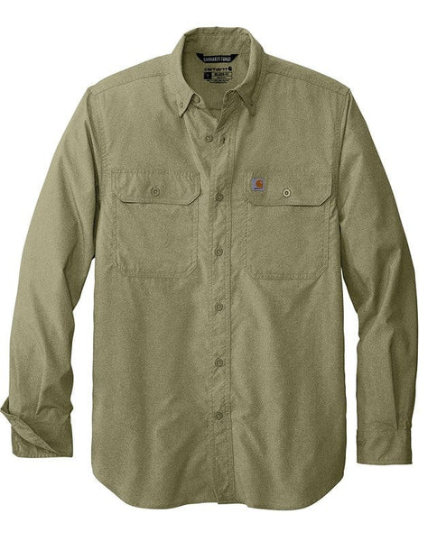 Carhartt Woven Shirts S / Burnt Olive Carhartt - Men's Solid Long Sleeve Shirt