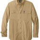 Carhartt Woven Shirts S / Dark Khaki Carhartt - Men's Solid Long Sleeve Shirt