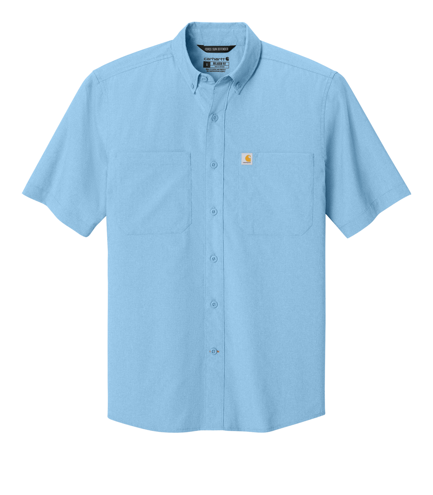 Carhartt Woven Shirts S / Fresh Water Blue Carhartt - Men's Sun Defender™ Short Sleeve Shirt