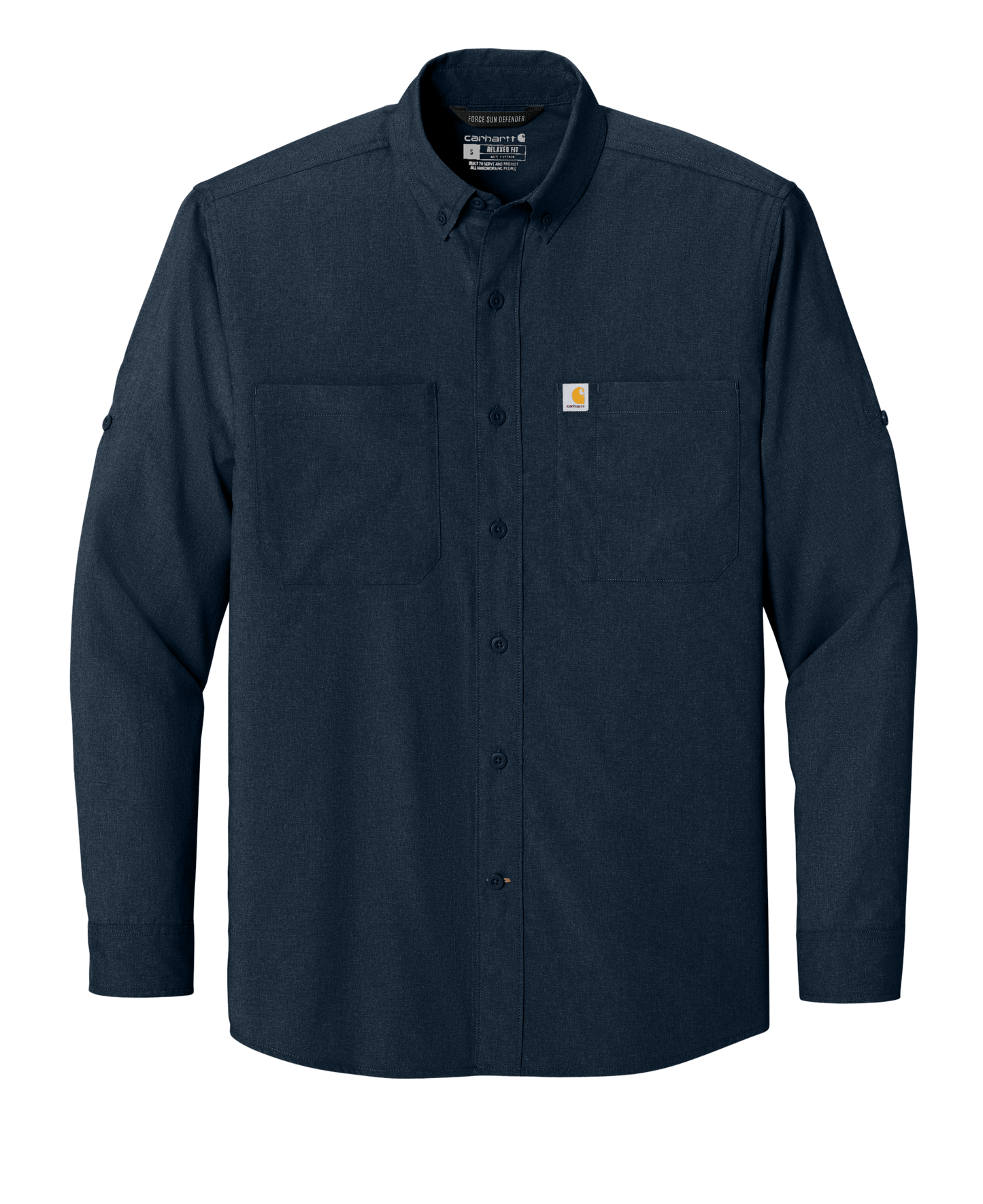 Carhartt Woven Shirts S / Navy Carhartt - Men's Sun Defender™ Long Sleeve Shirt